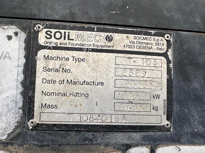 Used 2006 SOILMEC T108