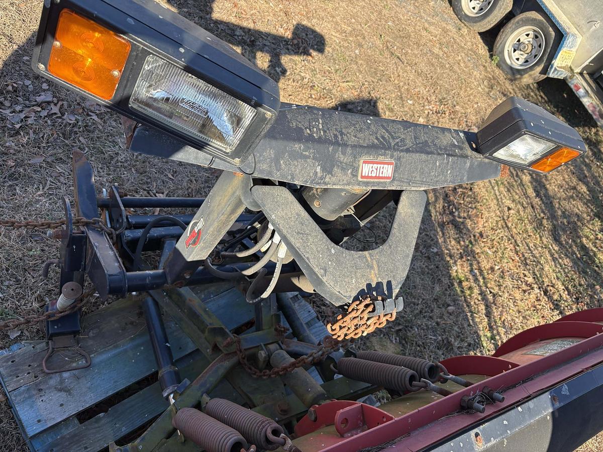 Used 0 WESTERN 8' Straight Blade Snow Plow