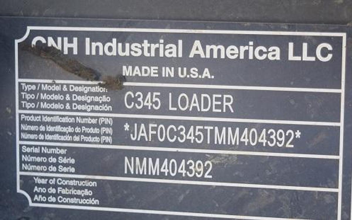 Used 2022 NEW HOLLAND C345