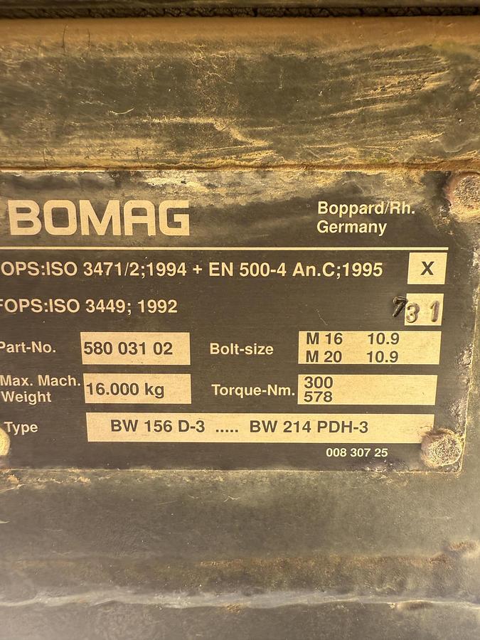 Used 2006 BOMAG 177 PDH-3