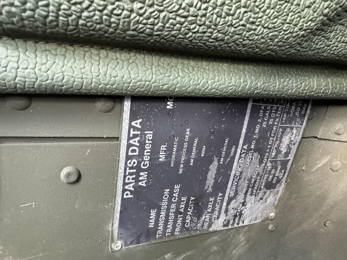 Used 1984 AM GENERAL M998