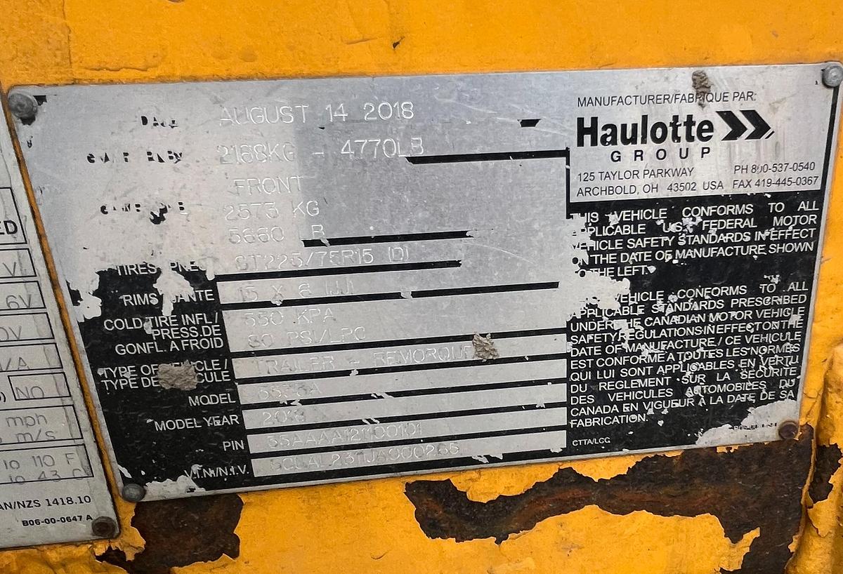 Used 2018 HAULOTTE 5533A