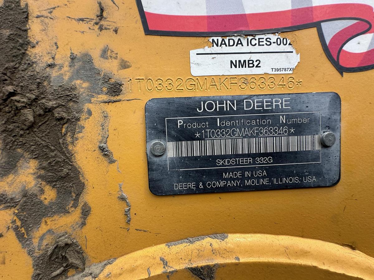 Used 2019 DEERE 332G