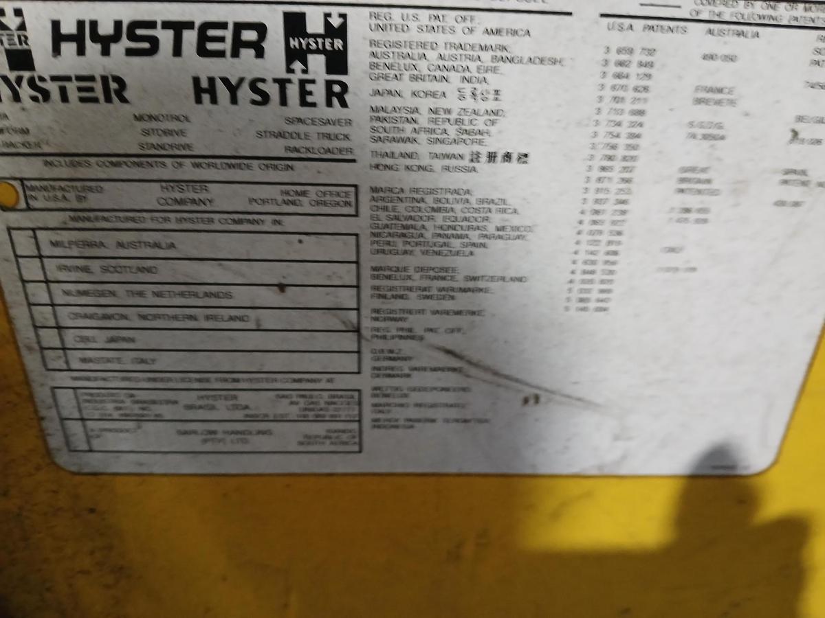 Used 2017 HYSTER 40-E30H5D3