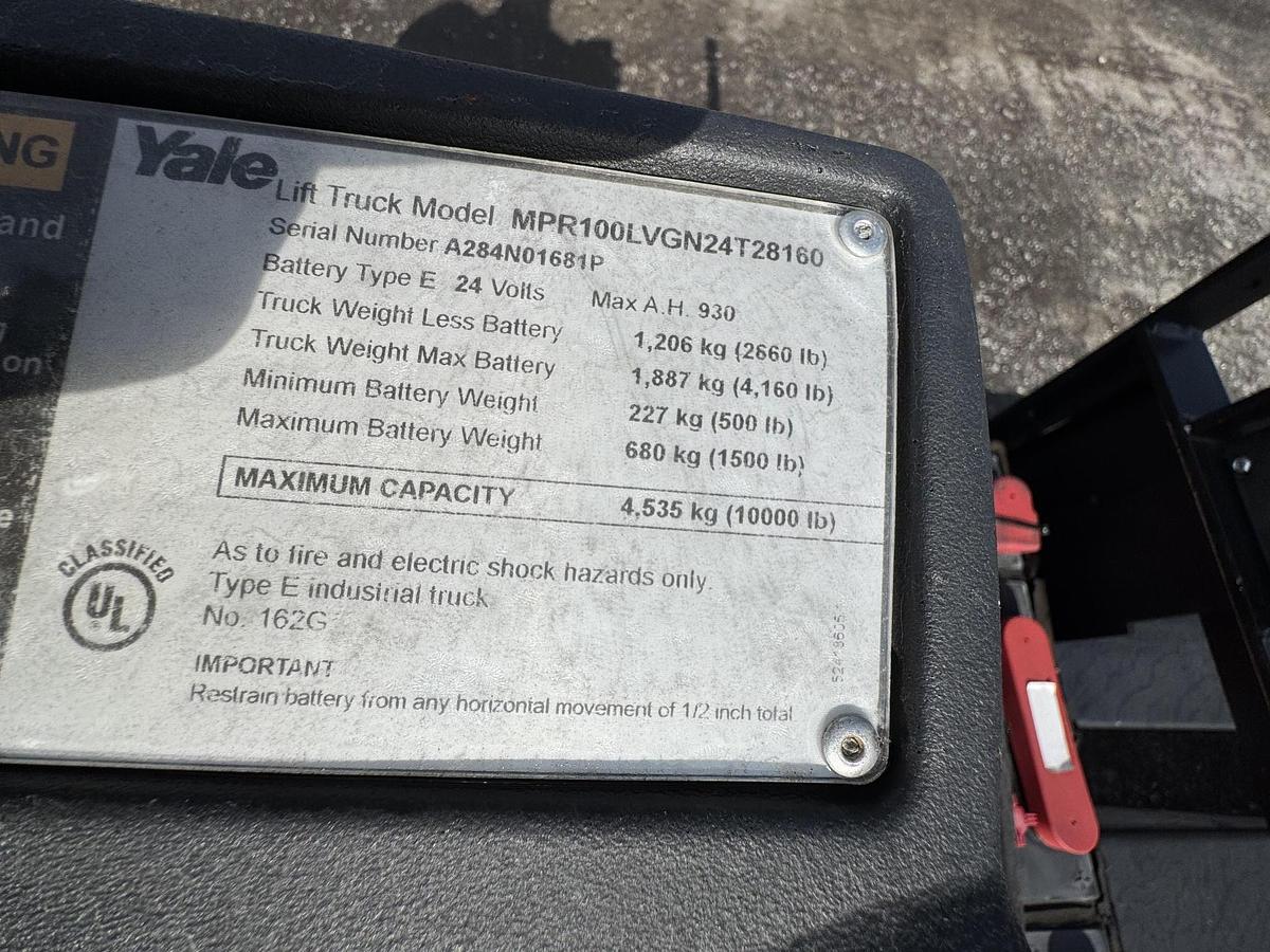 Used 2016 YALE Lift Truck Model