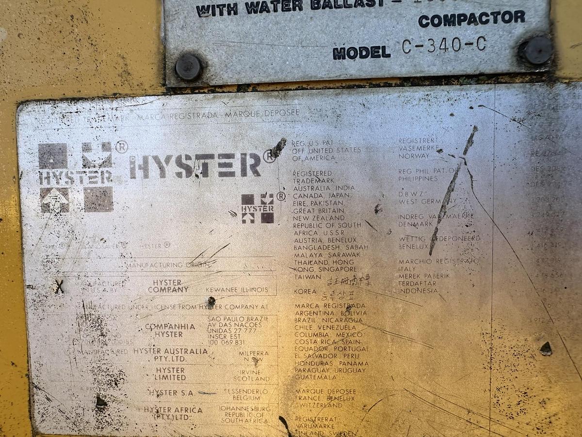 Used 1989 HYSTER C-340-C