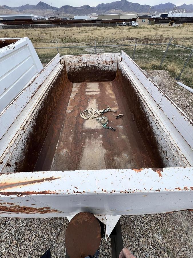 Used 1997 POWER-FLOW 16' Tri-Axle Dump Pup