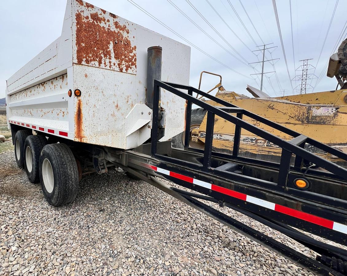 Used 1997 POWER-FLOW 16' Tri-Axle Dump Pup