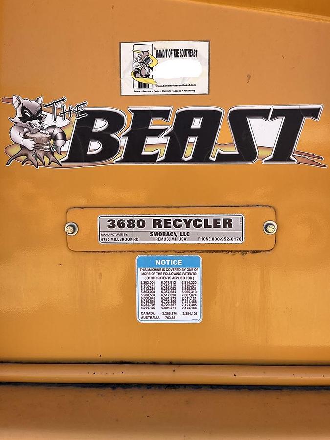 Used 2012 BANDIT 3680 RECYCLER