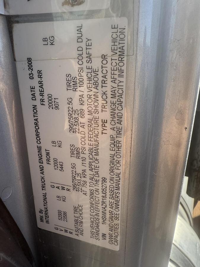 Used 2008 INTERNATIONAL 7400