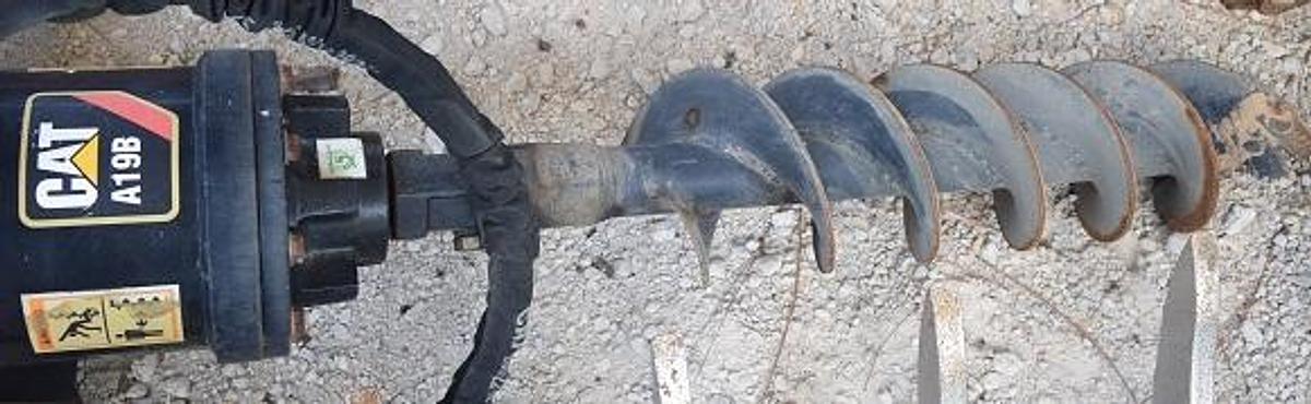 Used 2019 CATERPILLAR A198 Auger Skid steer applications