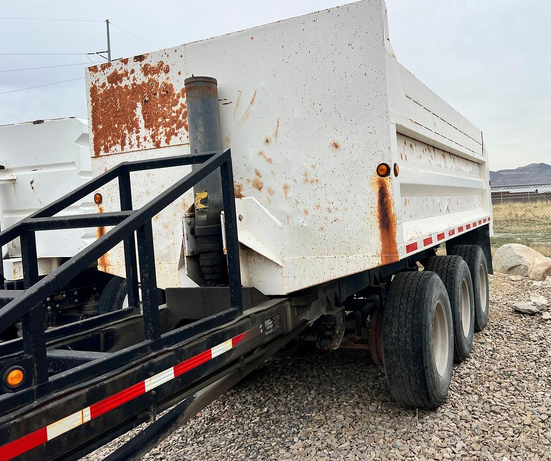 Used 1997 POWER-FLOW 16' Tri-Axle Dump Pup