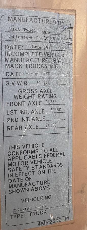 Used 1977 MACK RS767LST