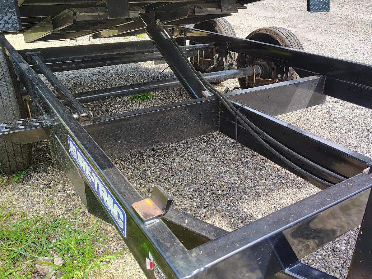 Used 2022 SURE TRAC 12 foot Low Profile Homeowner Dump Trailer
