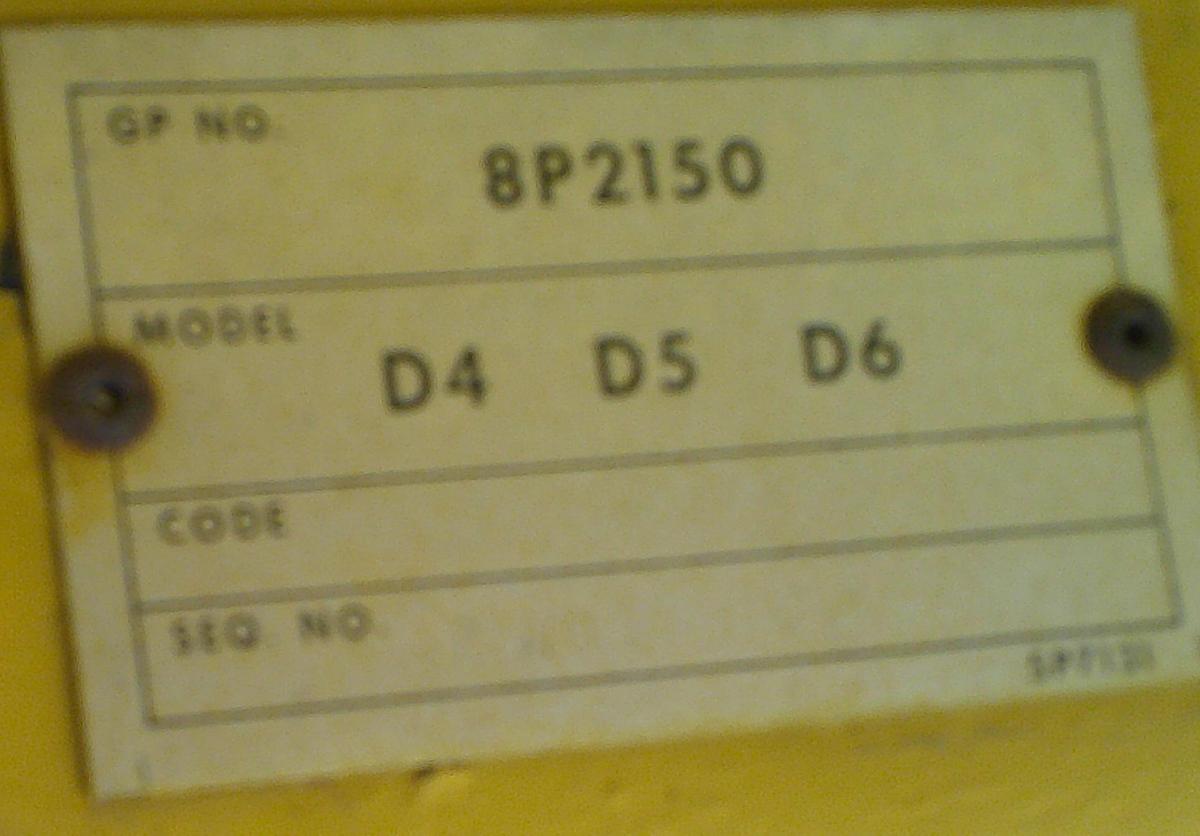 Used 1984 CATERPILLAR D4E