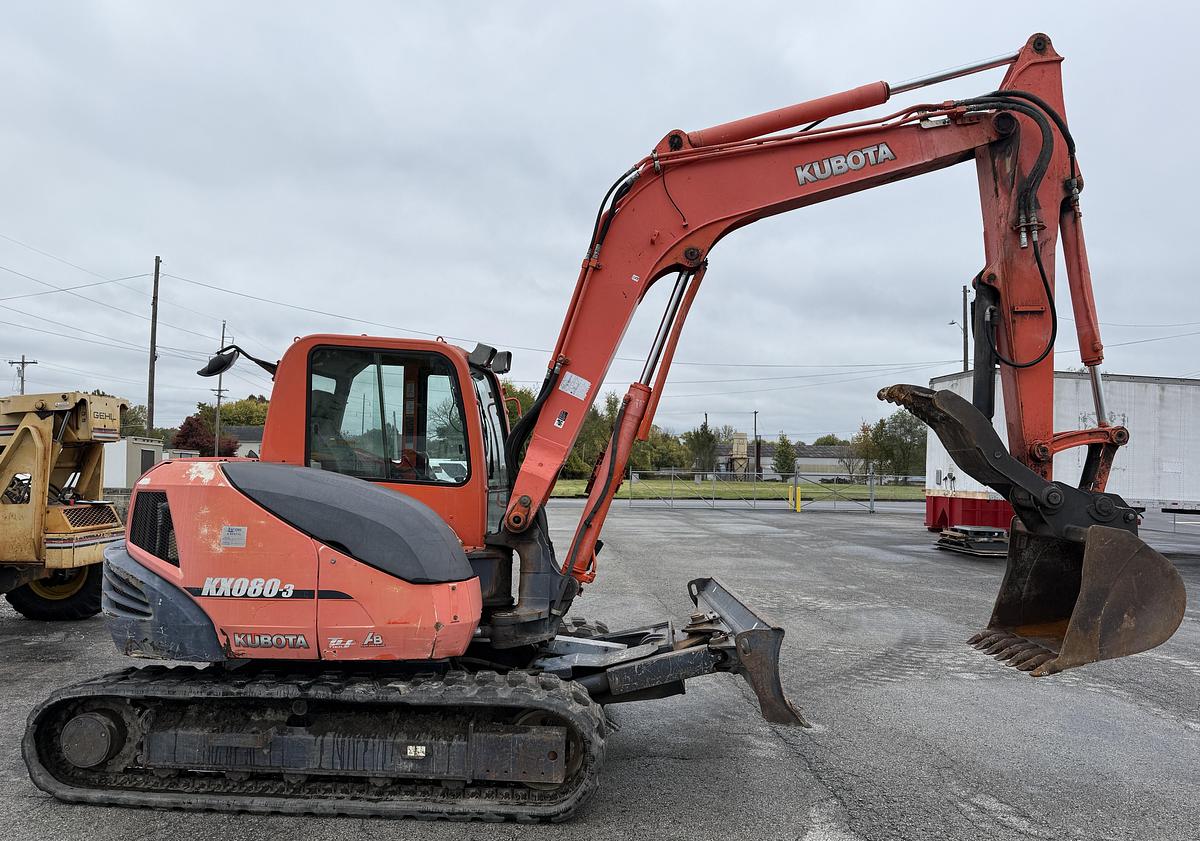 Used 2008 KUBOTA KX080-3