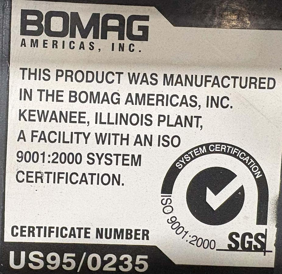 Used 2010 BOMAG BW 278 AD