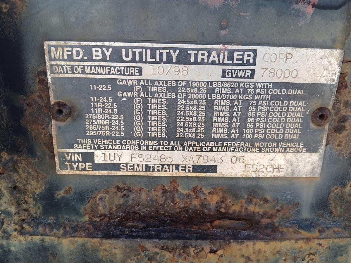 Used 1998 UTILITY Flatbed
