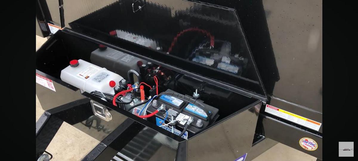 Used 2022 SURE TRAC 12 foot Low Profile Homeowner Dump Trailer