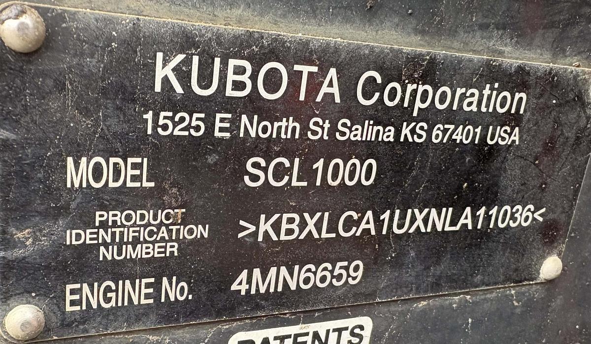 Used 2022 KUBOTA SCL1000