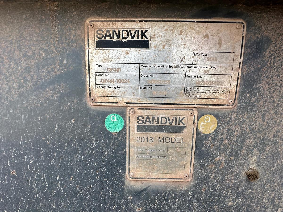 Used 2018 SANDVIK QE441