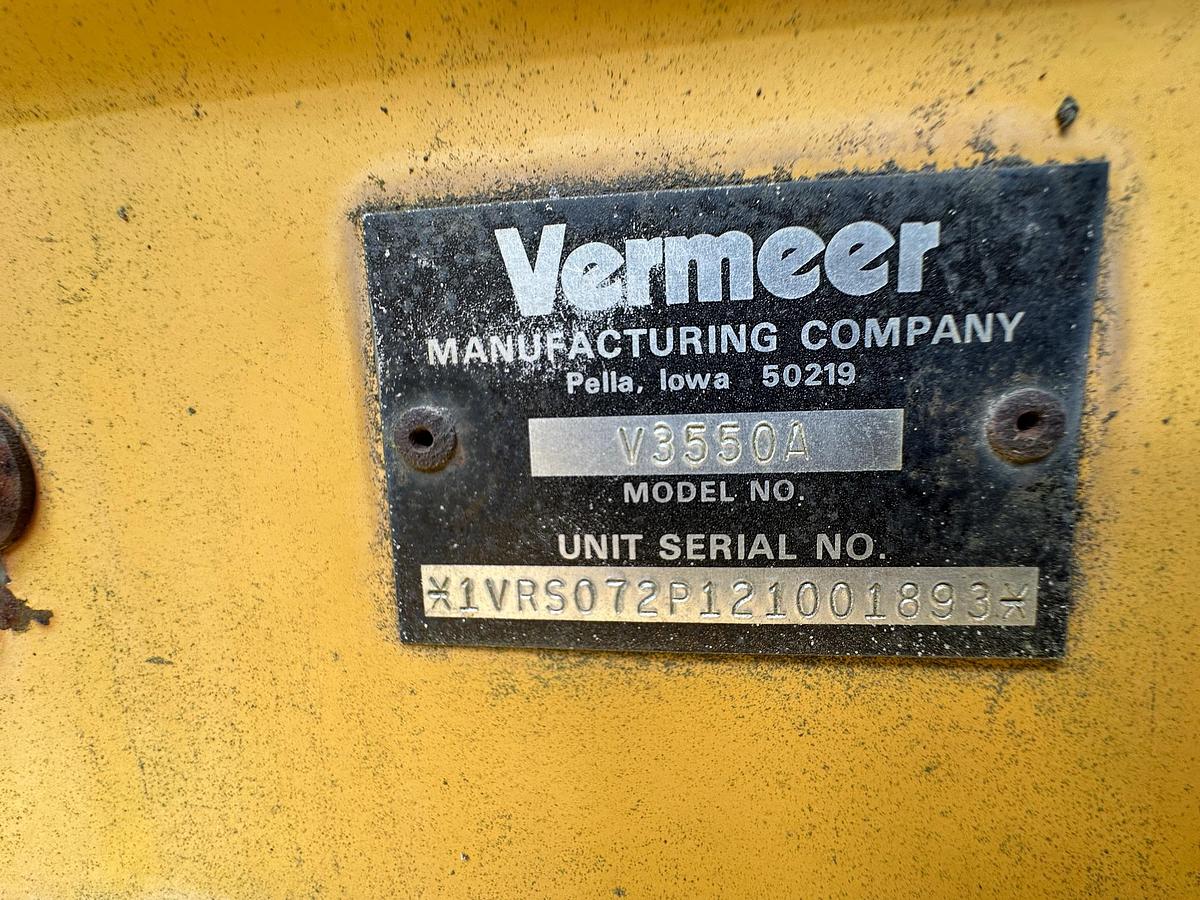 Used 2002 VERMEER V3550A