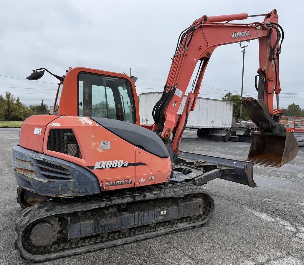 Used 2008 KUBOTA KX080-3