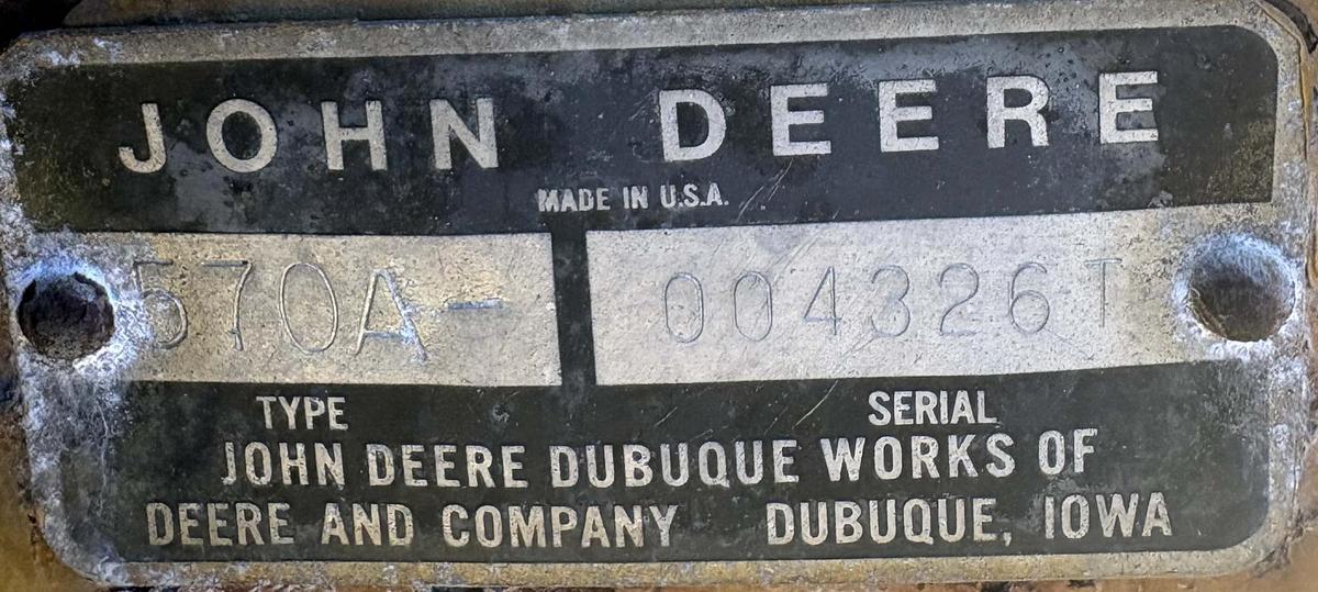 Used 1976 DEERE 570A