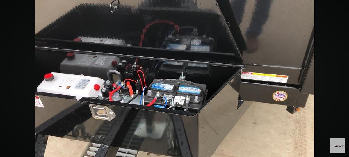 Used 2022 SURE TRAC 12 foot Low Profile Homeowner Dump Trailer