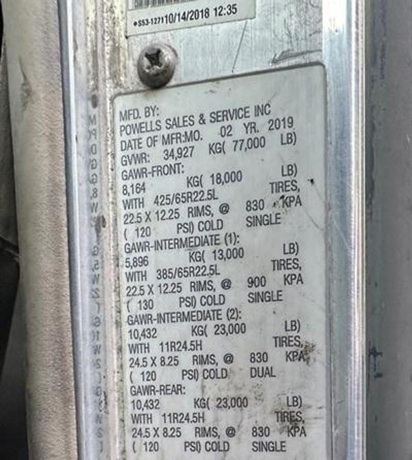 Used 2019 KENWORTH W900L