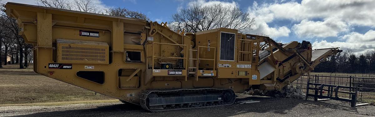 Used 2023 SCREEN MACHINE 4043 TR