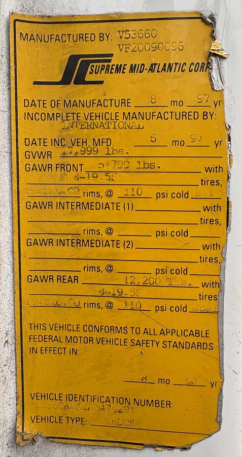 Used 1998 INTERNATIONAL 4700