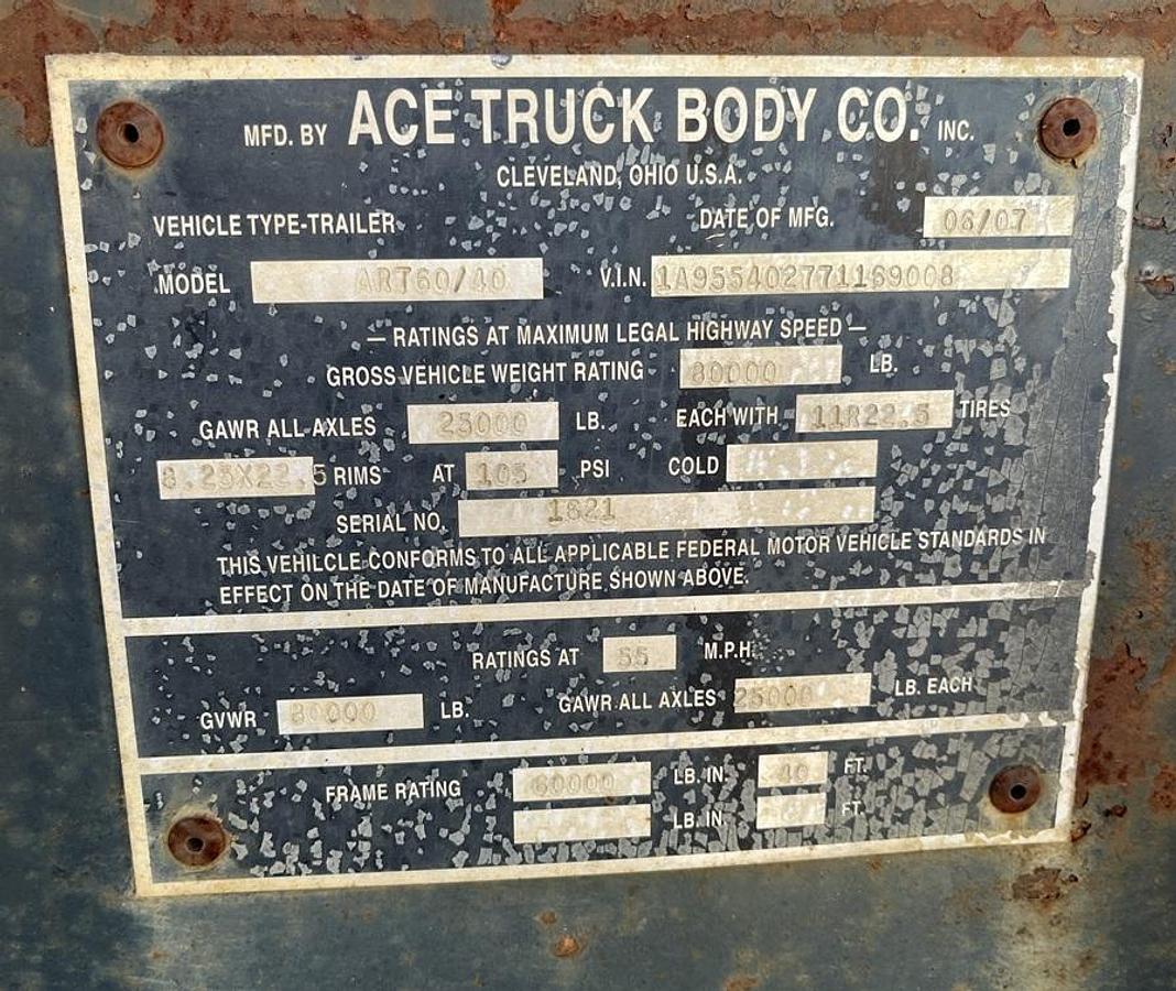 Used 2007 ACE 40' X 96