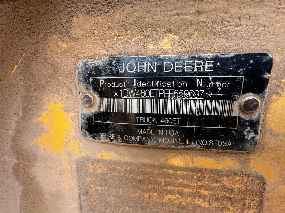 Used 2014 DEERE 460E Off Road Dump