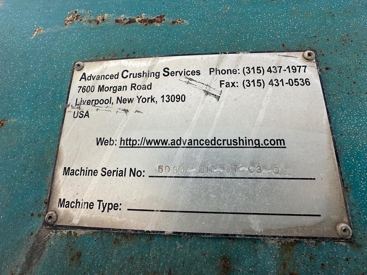 Used 2009 ADVANCED CRUSHING 5030