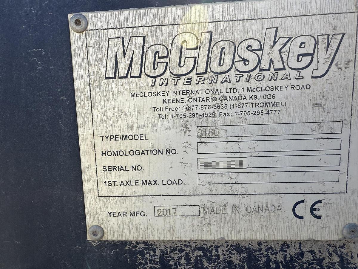 Used 2017 MCCLOSKEY ST80