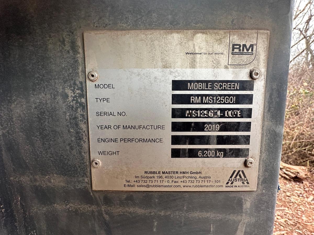 Used 2019 RUBBLE MASTER 120GO!