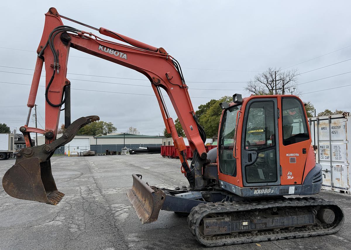 Used 2008 KUBOTA KX080-3