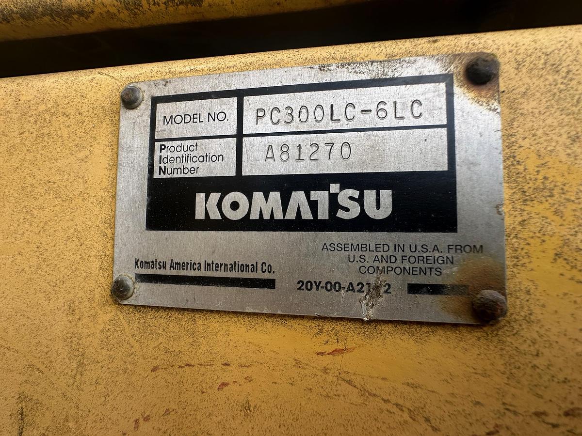 Used 1998 KOMATSU PC300LC-6LC