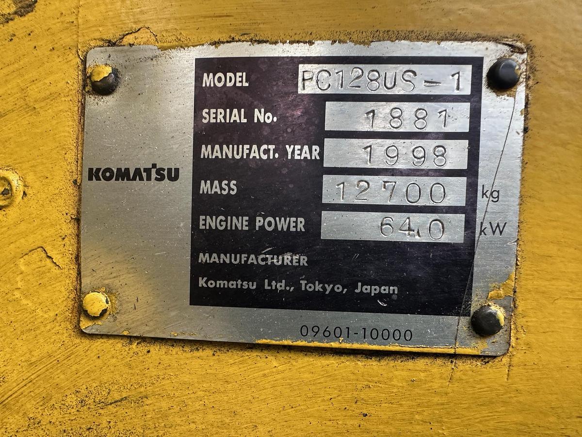 Used 1998 KOMATSU PC128US-1
