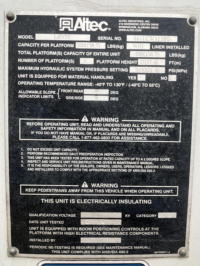 Used 2012 INTERNATIONAL 4300DT