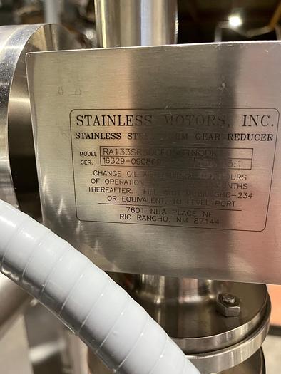 Used Used Zetterstroms 10 Litre Stainless Steel Jacketed Pressure Vessel