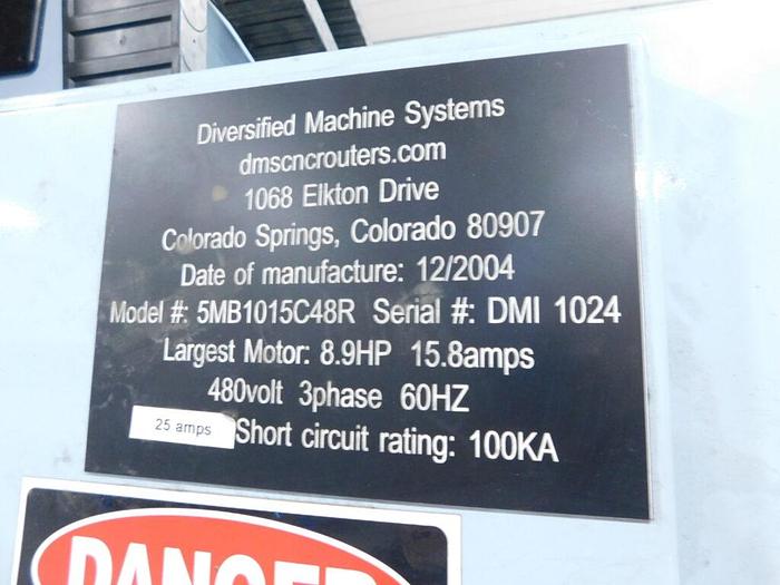 Used Diversified Machine Systems CNC Gantry Mill