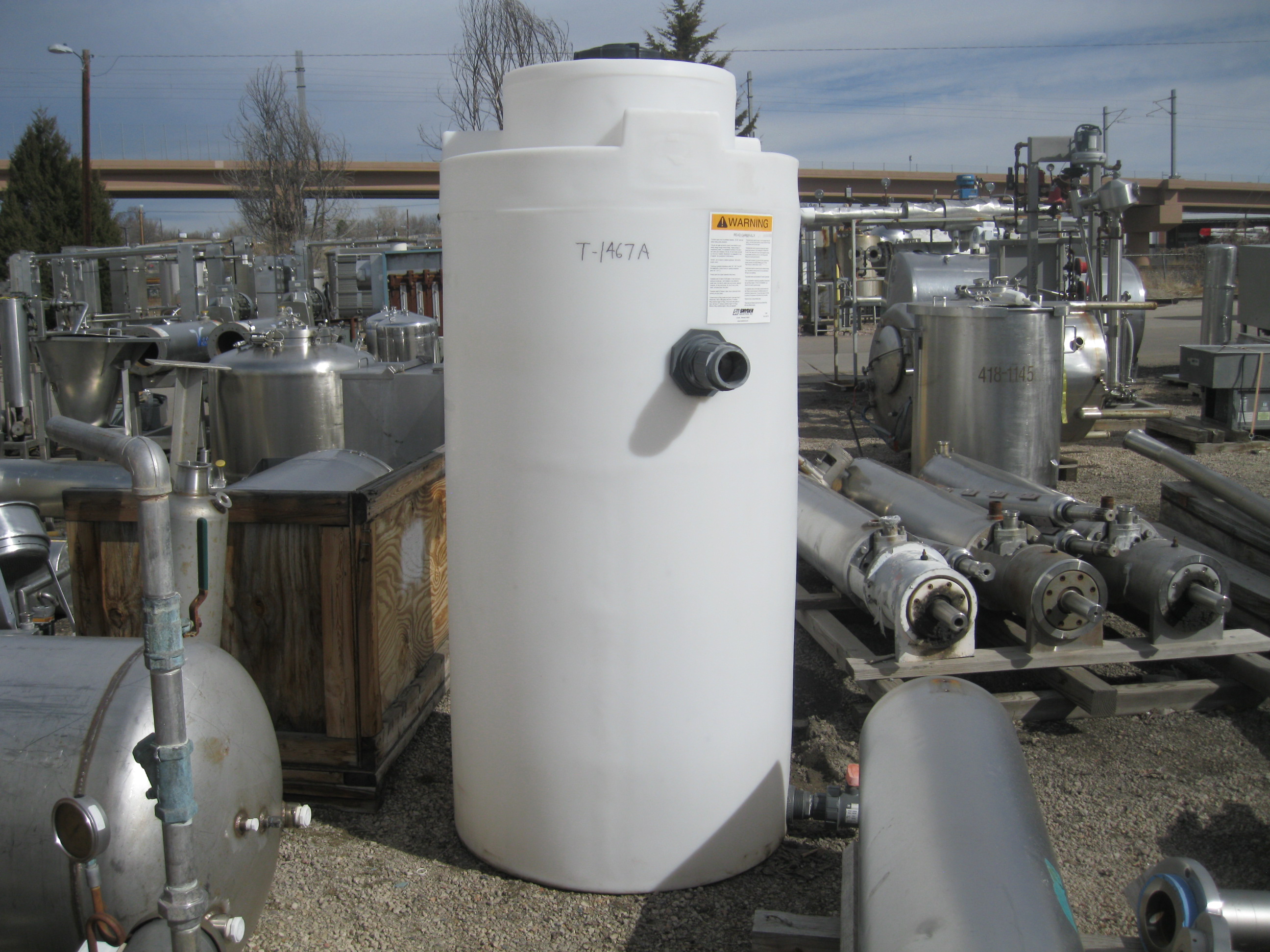 Used 210 GALLON PLASTIC STORAGE TANK for Sale at Dairy Engineering