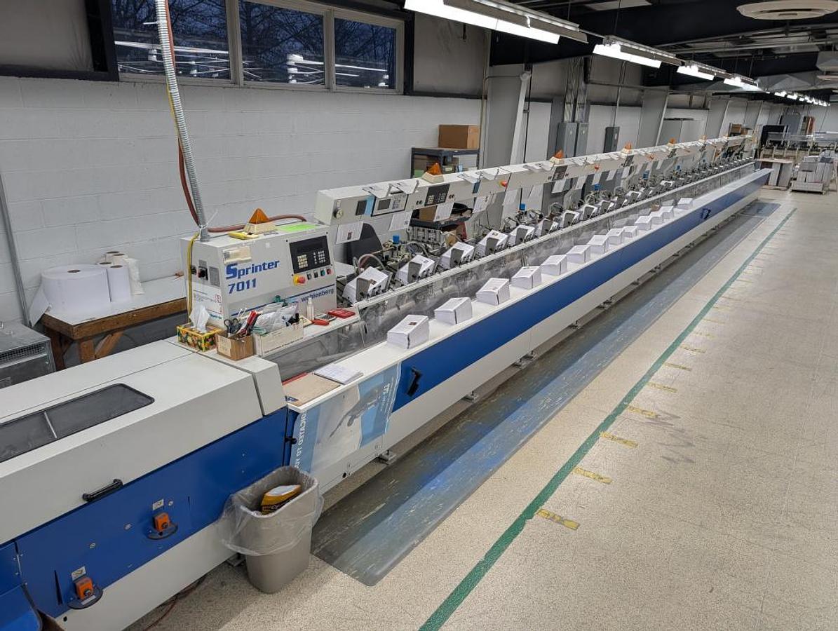 Used 2006 Wohlenberg Champion S 21 Clamp PUR & EVA Perfect Binding System