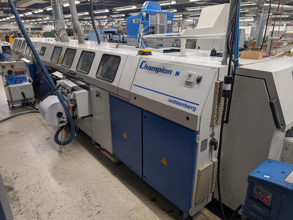 Used 2006 Wohlenberg Champion S 21 Clamp PUR & EVA Perfect Binding System