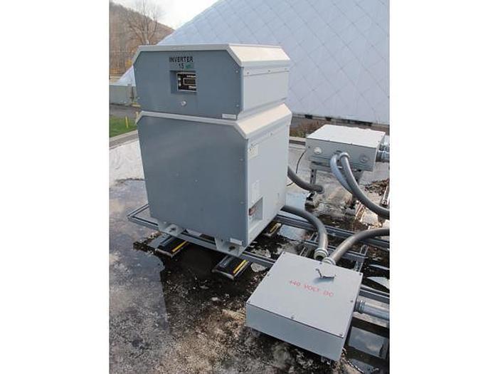 Used Thursday, December 8, 2016, 1:00 PM (ET), Solar Power Generation Equipment
