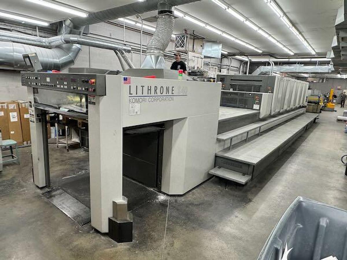 Used 2004 Komori LS40 (6/C with Aqueous Coater)