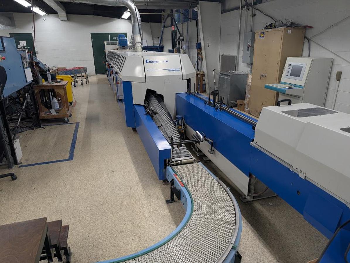 Used 2006 Wohlenberg Champion S 21 Clamp PUR & EVA Perfect Binding System