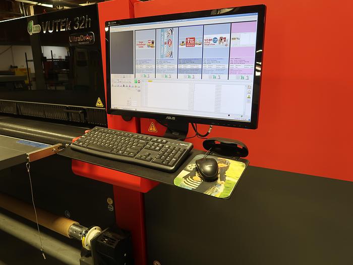 Used 2020 EFI 10 Color Wide Format Printer Model Vutek 32H